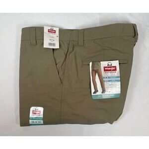 Wrangler Outdoor All Terrain Stretch UPF Cargo Pants Khaki Size 38-30 - New NWT